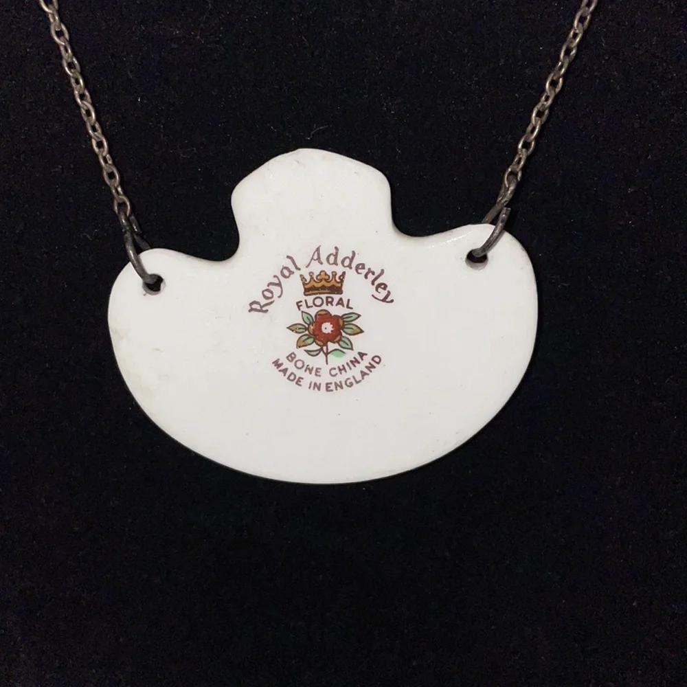 Royal Adderley bone china liquor bottle hangtag “Brandy” - Picture 3 of 3